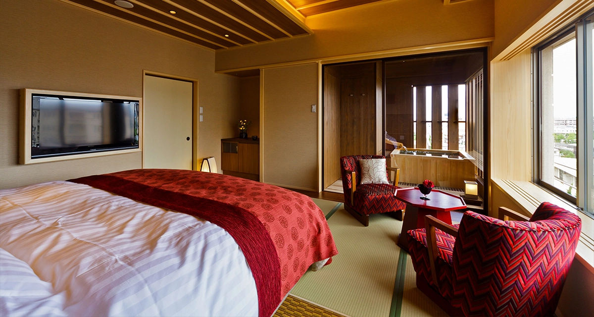 Double bed Japanese-style room