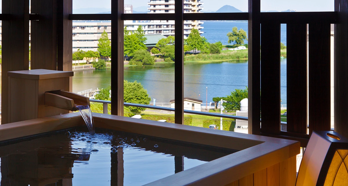 Twin beds Japanese-style room